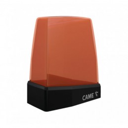 KRX1FXSO CAME Lampeggiatore di segnalazione a led con alimentazione da 24 V fino a 230 V AC con cupola di colore arancione.