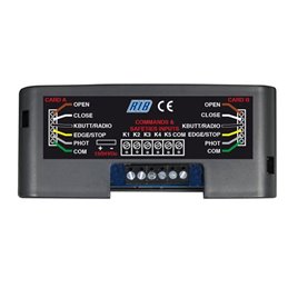 ACG8010 RIB Duo Card comandare e garantire la sicurezza contemporanea di due cancelli scorrevoli o due barriere